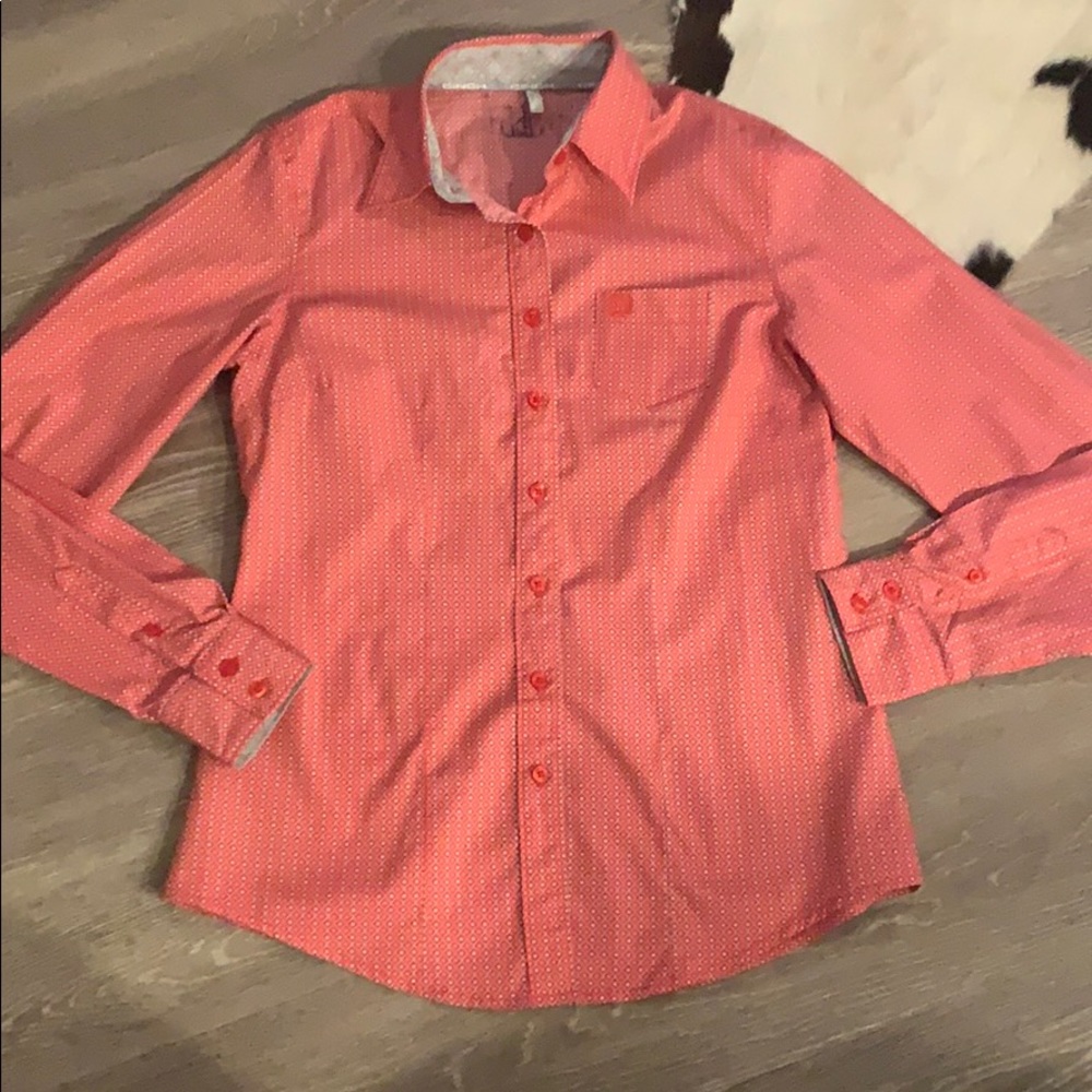 Cinch Coral Western Shirt